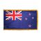 4ft. x 6ft. New Zealand Flag for Parades & Display with Fringe