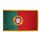 2ft. x 3ft. Portugal Flag Fringed for Indoor Display