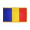 2ft. x 3ft. Romania Flag Fringe for Indoor Display