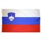4ft. x 6ft. Slovenia Flag w/ Line Snap & Ring