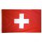 2ft. x 3ft. Switzerland Flag with Canvas Header