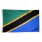 3ft. x 5ft. Tanzania Flag with Brass Grommets