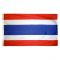 2ft. x 3ft. Thailand Flag with Canvas Header