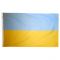 2ft. x 3ft. Ukraine Flag with Canvas Header
