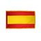 4ft. x 6ft. Spain Flag No Seal for Parades & Display with Fringe