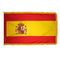 2ft. x 3ft. Spain Flag Seal Fringed for Indoor Display
