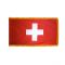 2ft. x 3ft. Switzerland Flag Fringed for Indoor Display