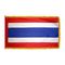 4ft. x 6ft. Thailand Flag for Parades & Display with Fringe