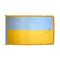 2ft. x 3ft. Ukraine Flag Fringed for Indoor Display