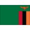 2ft. x 3ft. Zambia Flag for Indoor Display