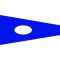 Size 2 Number 2 Signal Pennant w/ Grommets