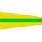 Size 3-1/2 Preparation Signal Pennant with Line Snap and Ring