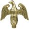 5 in. Metal Perched Eagle Gold