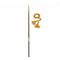 9 ft. Wood Pole Set 4 x 6 ft. Flag Spear No Stand