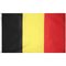 3ft. x 5ft. Belgium Flag with Brass Grommets