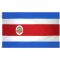 3ft. x 5ft. Costa Rica Flag Seal with Brass Grommets