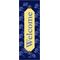 30 x 96 in. Holiday Banner Ivy Welcome Blue Fabric