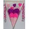 Triangle Hearts Decorative House Banner