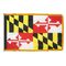 2ft. x 3ft. Maryland Flag Fringed for Indoor Display