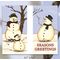 30 x 60 in. Seasonal Banner Snow Family-Double Sided Design