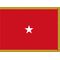 4ft. x 6ft. Marine Corps 1 Star General Flag Indoor w/ Fringe