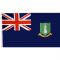 4ft. x 6ft. British Virgin Island Flag w/ Line Snap & Ring