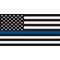 2 ft. x 3 ft. Thin Blue Line US Flag