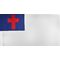4ft. x 6ft. Christian Flag Sewn for Indoor Display