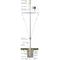 Clear Anodized Single Mast Nautical Flagpole w/ Yardarm