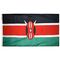 2ft. x 3ft. Kenya Flag with Canvas Header