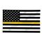 3ft. x 5ft. Thin Gold Line US Flag