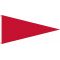 36 in. x 72 in.  Gale Storm Warning Signal Pennant w/Heading & Grommets