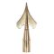 8-1/2 in. Brass Plated Army Spear