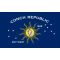 3ft. x 5ft. Conch Republic Key West 1828 Flag Heading and Grommets