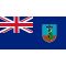 Size 7 Montserrat Flag with Canvas Header & Brass Grommets