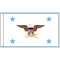 3ft. x 5ft. Deputy Secretary of Defense Flag w/Blue Fringe