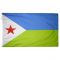 Size 7 Djibouti Flag with Canvas Header