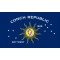 2ft. x 3ft. Conch Republic Key West Flag 1828 Heading & Grommets