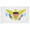 12 in. x 18 in. US Virgin Island Flag with Brass Grommets