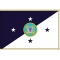 4ft. x 6ft. USCG Commandant Flag with Gold Fringe