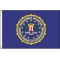4ft. x 6ft. Federal Bureau of Investigation Flag Heading Grommets