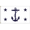 3ft. x 4ft. Assistant Secretary of the Navy Flag Heading and Grommets