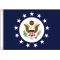 3ft. 7 in. x 5ft. 1 in. U.S. Ambassador Flag with Canvas Header and Grommets