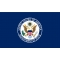 3ft. x 5ft. Dept. of State Flag with Side Pole Sleeve
