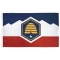 3ft. x 5ft. New Utah Flag with Brass Grommets