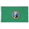 4ft. x 6ft. Washington Flag w/ Line Snap & Ring