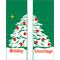 30 x 60 in. Holiday Banner Double Holiday Trees-Double Sided Design