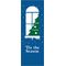 30 x 84 in. Holiday Banner Tree in Window