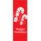 30 x 60 in. Holiday Banner Town Crier Candy Canes