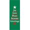 30 x 60 in. Holiday Banner Joy Love Peace Tree